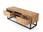 Hanah Home Belinda 180 Soporte de TV Negro y Pino
